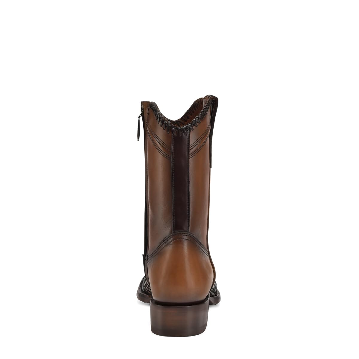 Western Boot Genuine Bovine Leather Side Zip Honey B379399