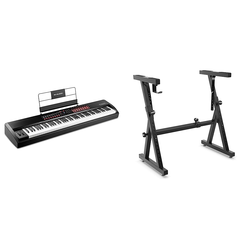 88 Key USB MIDI Keyboard Controller with Weighted Hammer Action Keys R377