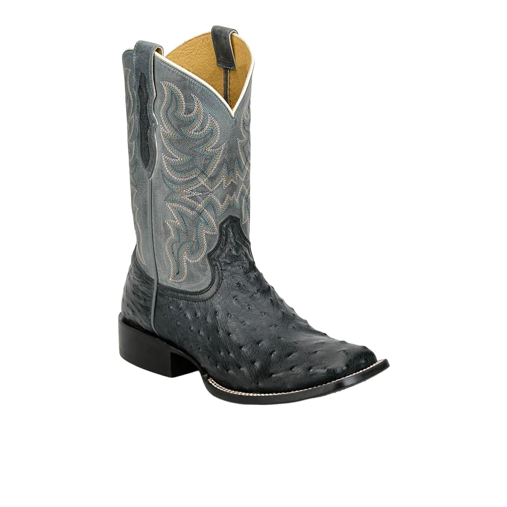 Grey Ostrich Western Boot K379