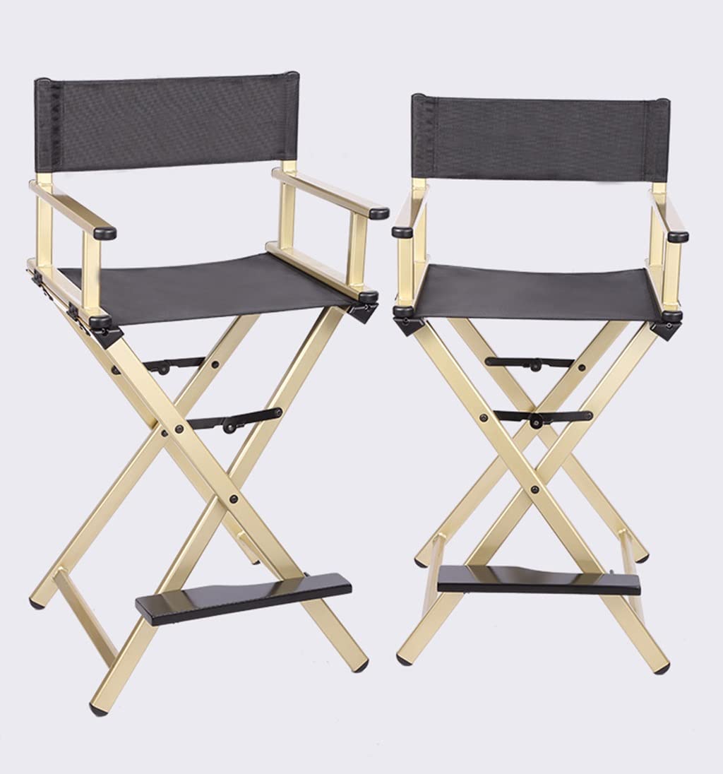 Foldable Portable Aluminum Makeup Artist Chair O94724