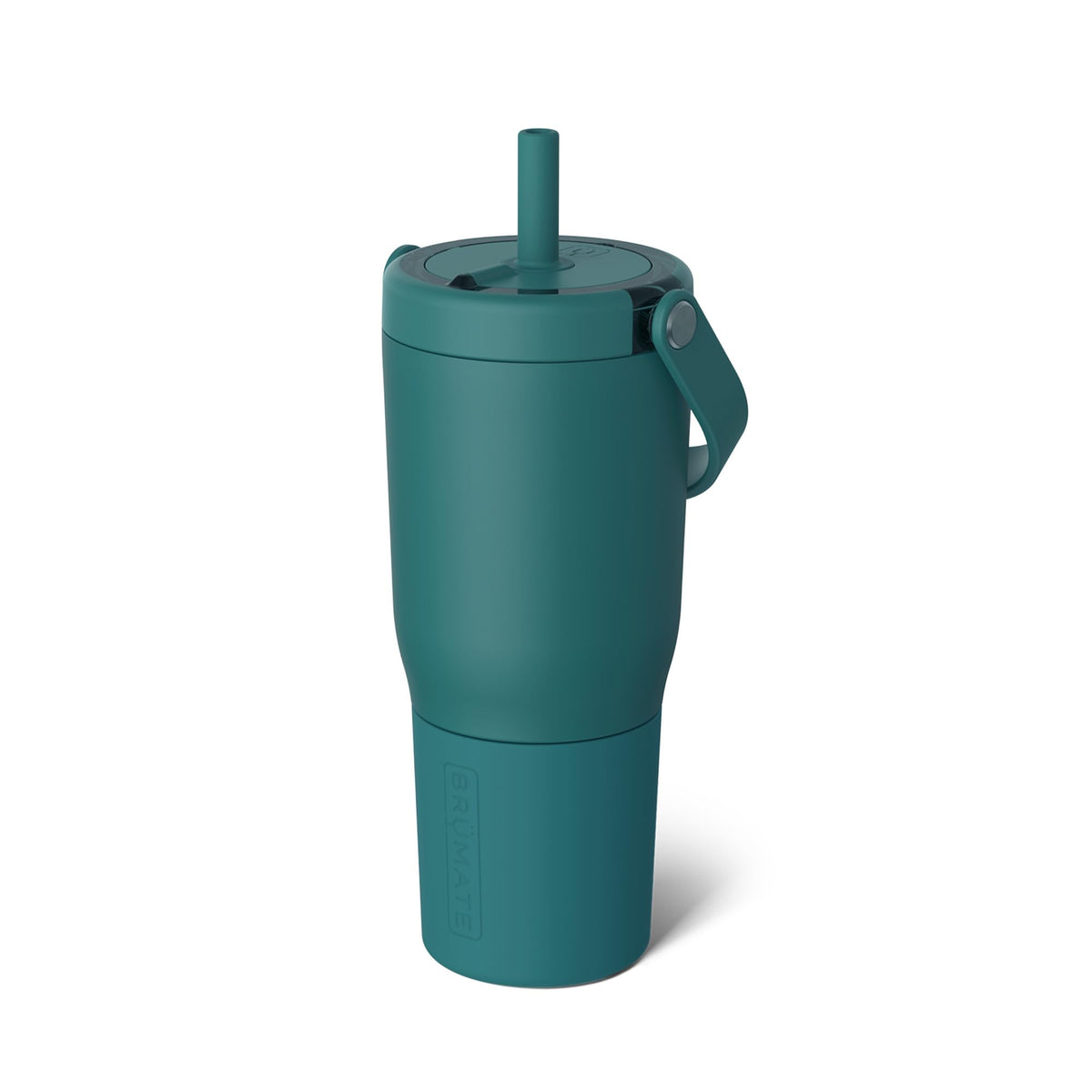25oz Leakproof Stainless Steel Travel Tumbler with Handle & Straw D644785
