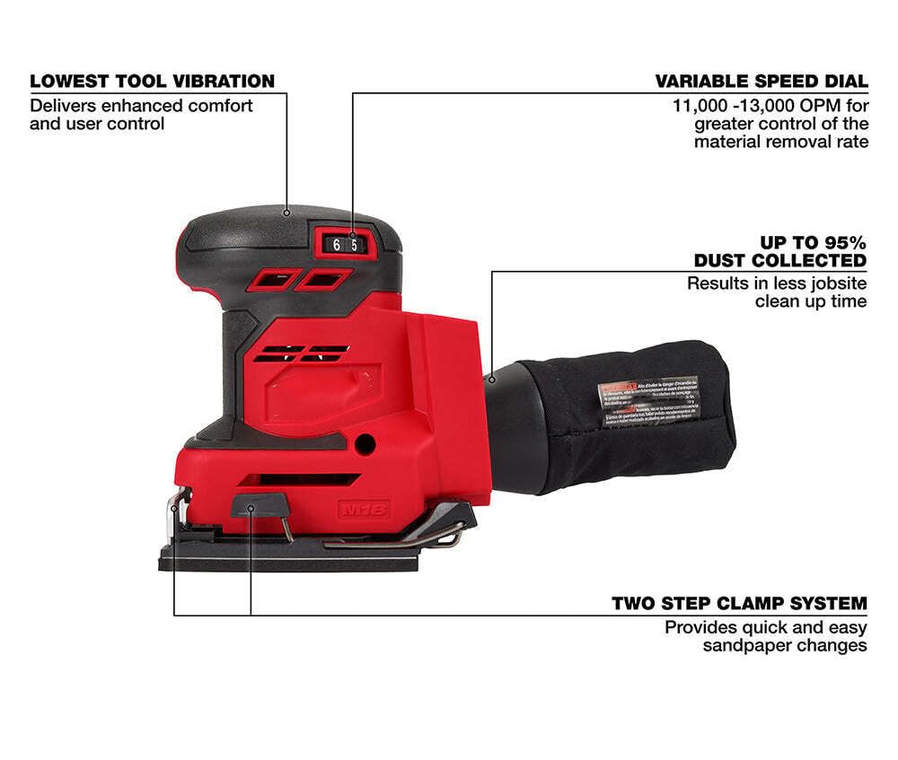 Cordless Orbital Sheet Sander J68278