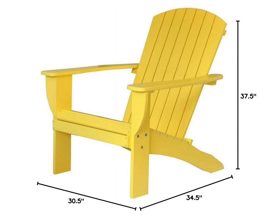 Solid Cedar Adirondack Chair with Folding Table Q77633