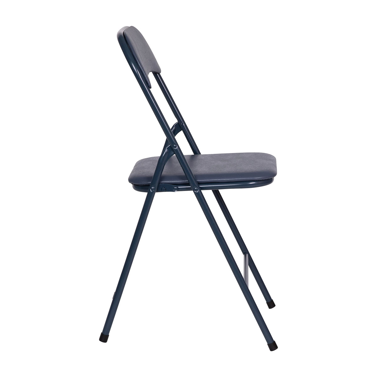 Navy Square Folding Card Table and Chairs Set E5673