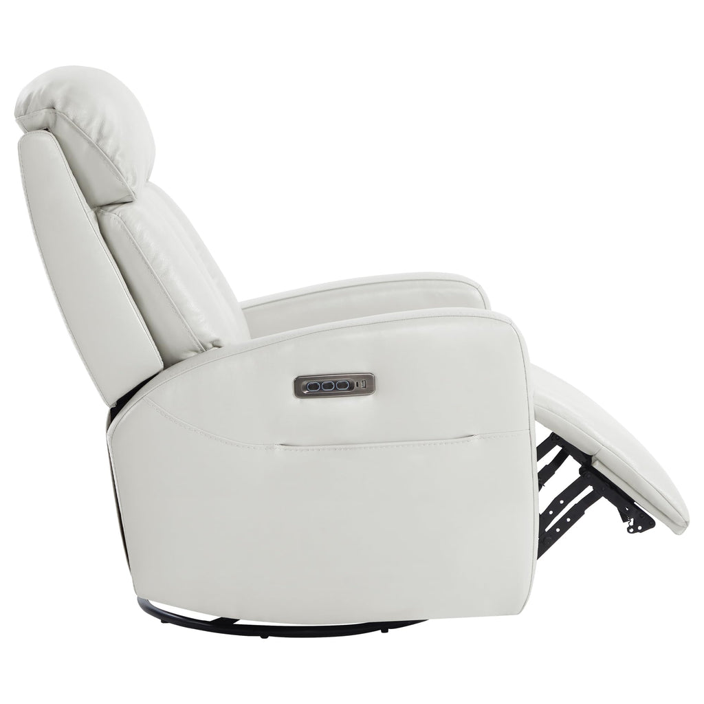 Genuine Leather Power Recliner Chair W196