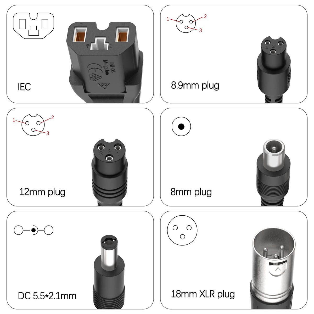 54.6V 2A Electric Bike Charger for 48V Lithium Battery L623