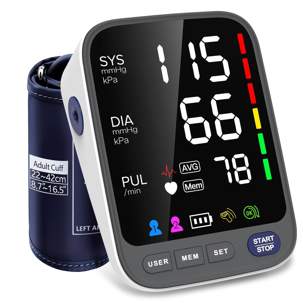Blood Pressure Monitor Large Cuff White Z678