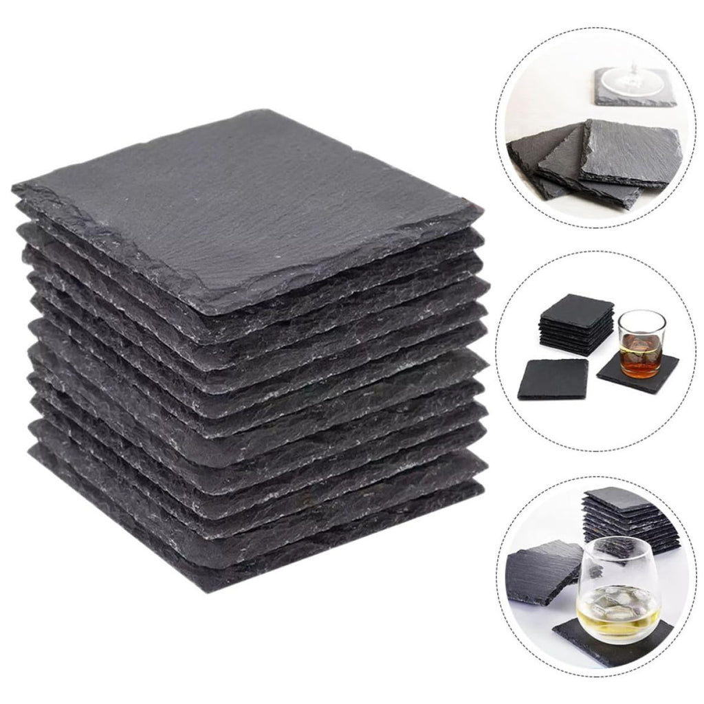 Natural Stone Coaster Set V46412