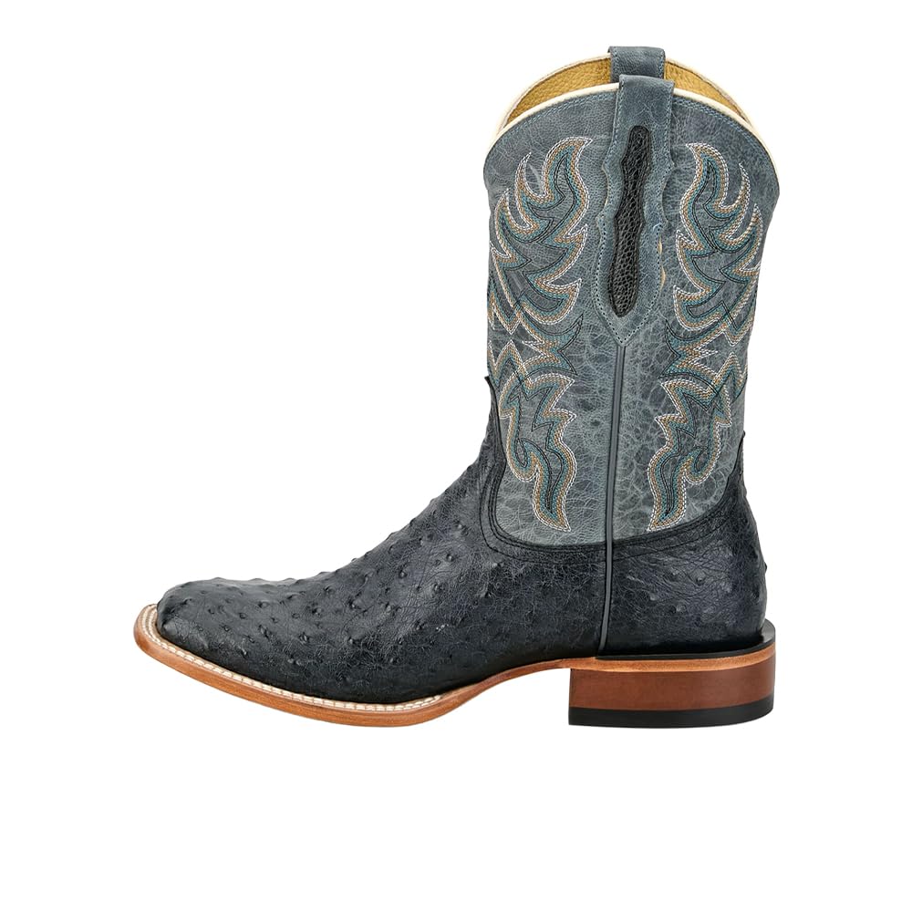 Grey Ostrich Western Boot K379