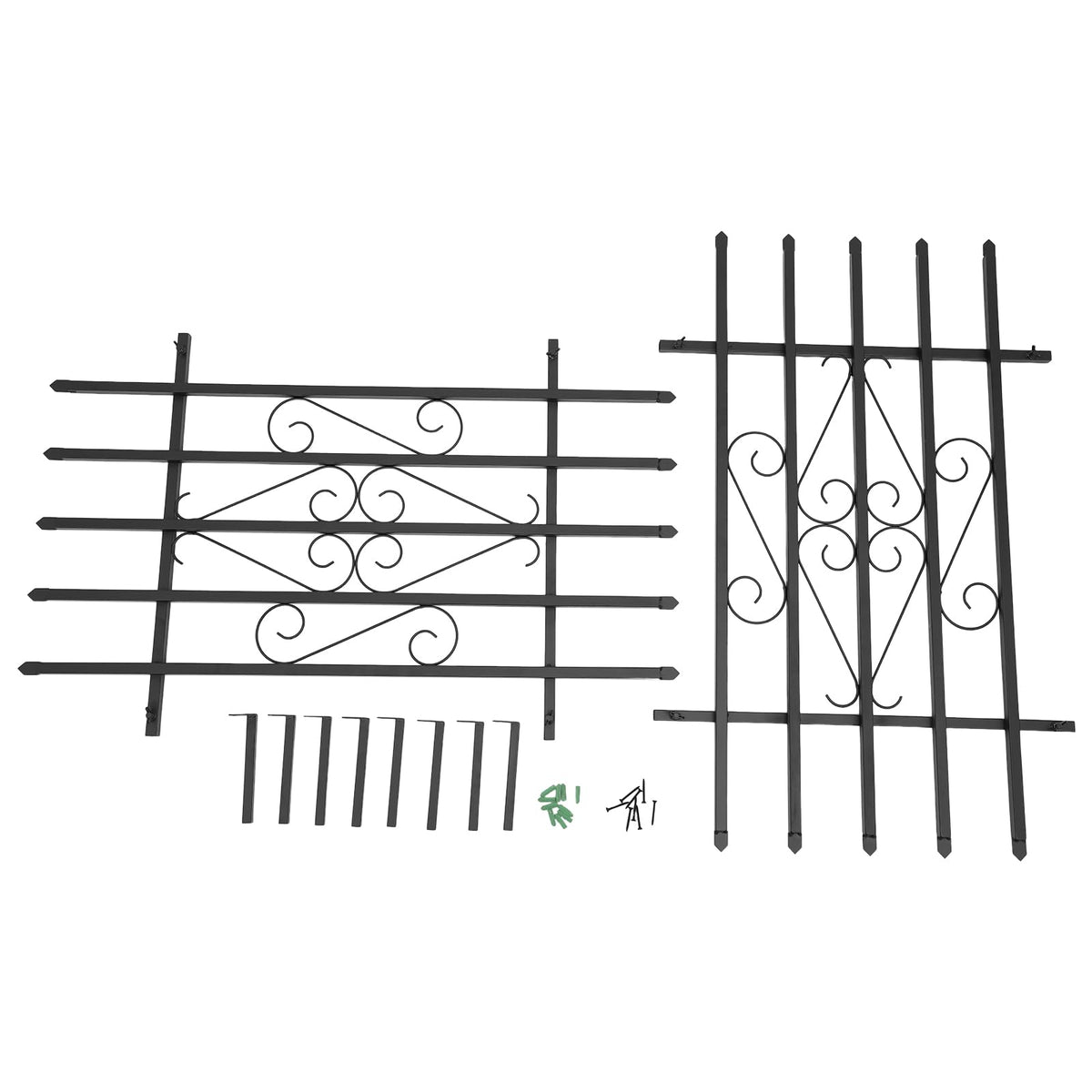 Window Security Bars Rust Resistant 24 x 36in Z874