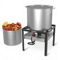 Seafood Boil Kit with Propane Burner and 60Qt Pot with Basket V998