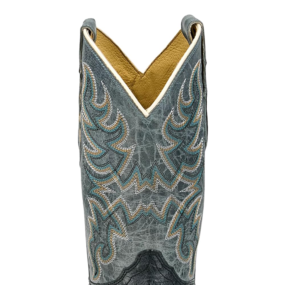 Grey Ostrich Western Boot K379