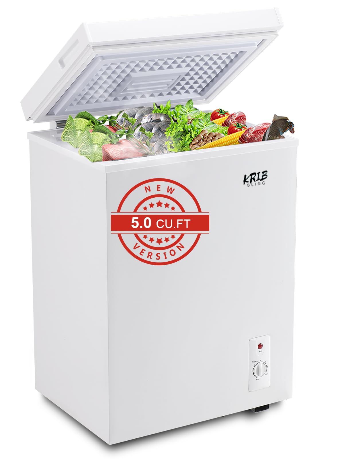 White 5.0 cu.ft Chest Freezer X6033