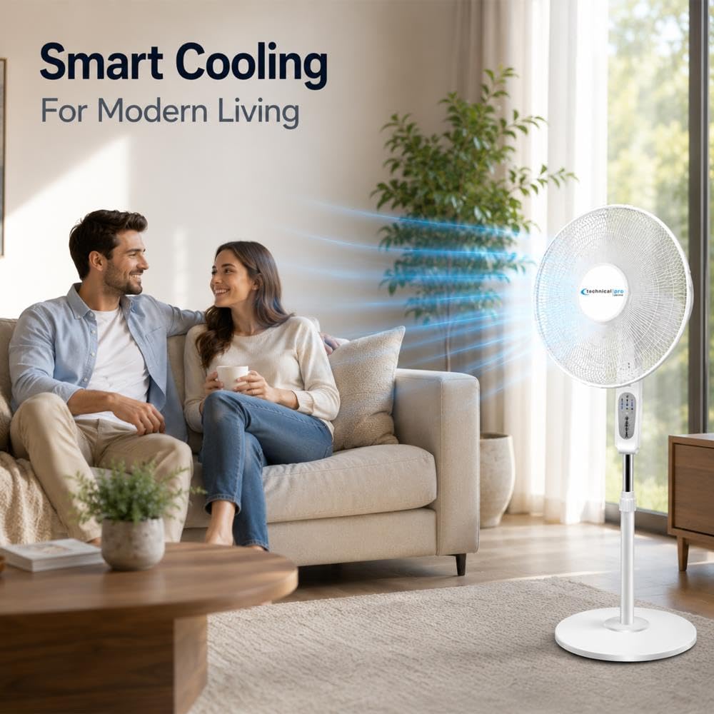 16" Standing Fan with WiFi Control W6389