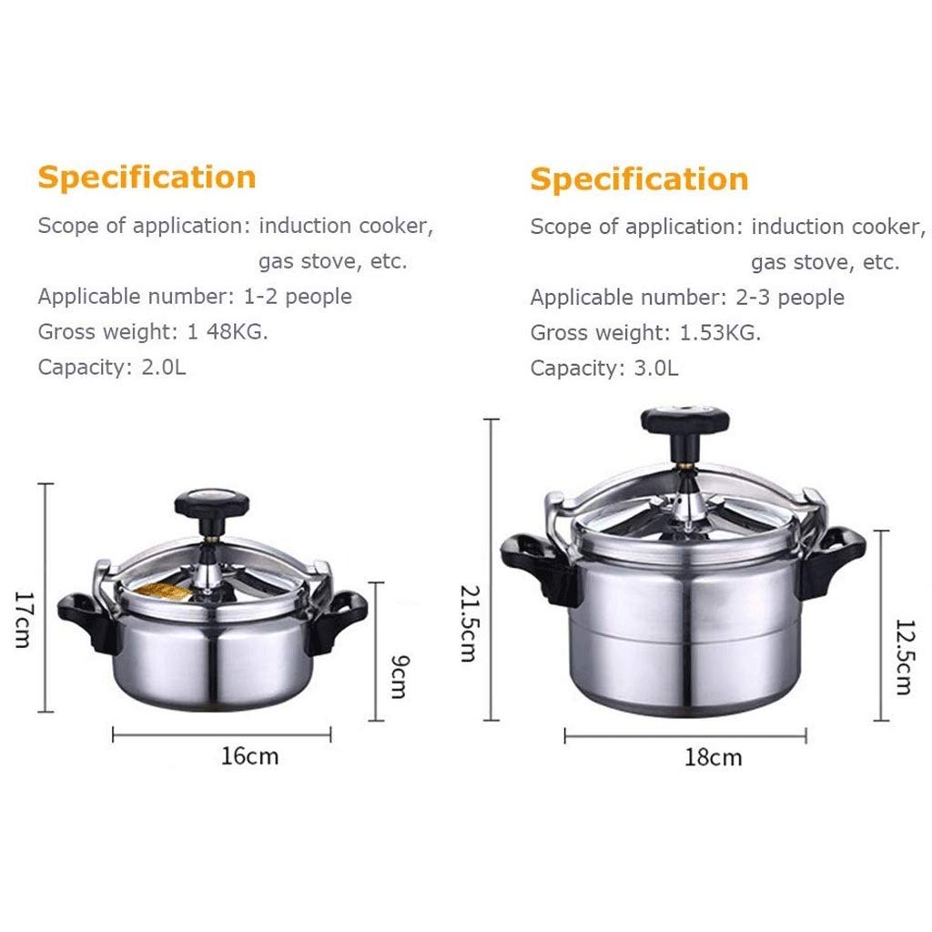 Aluminum Non-stick Pressure Cooker 2L M147