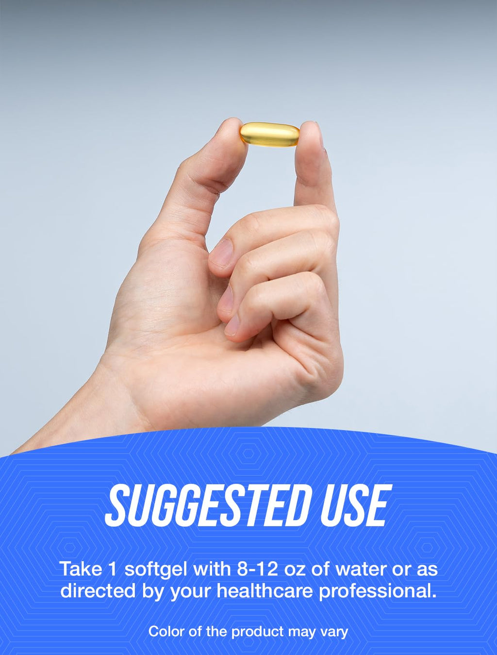 Fish Oil 500mg Softgels Omega 3 Gluten Free 240 Count K915687