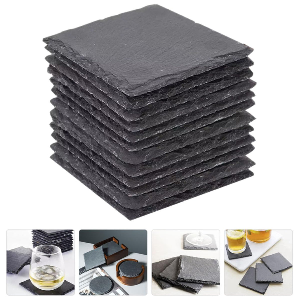 Natural Stone Coaster Set V46412