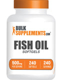Fish Oil 500mg Softgels Omega 3 Gluten Free 240 Count K915687