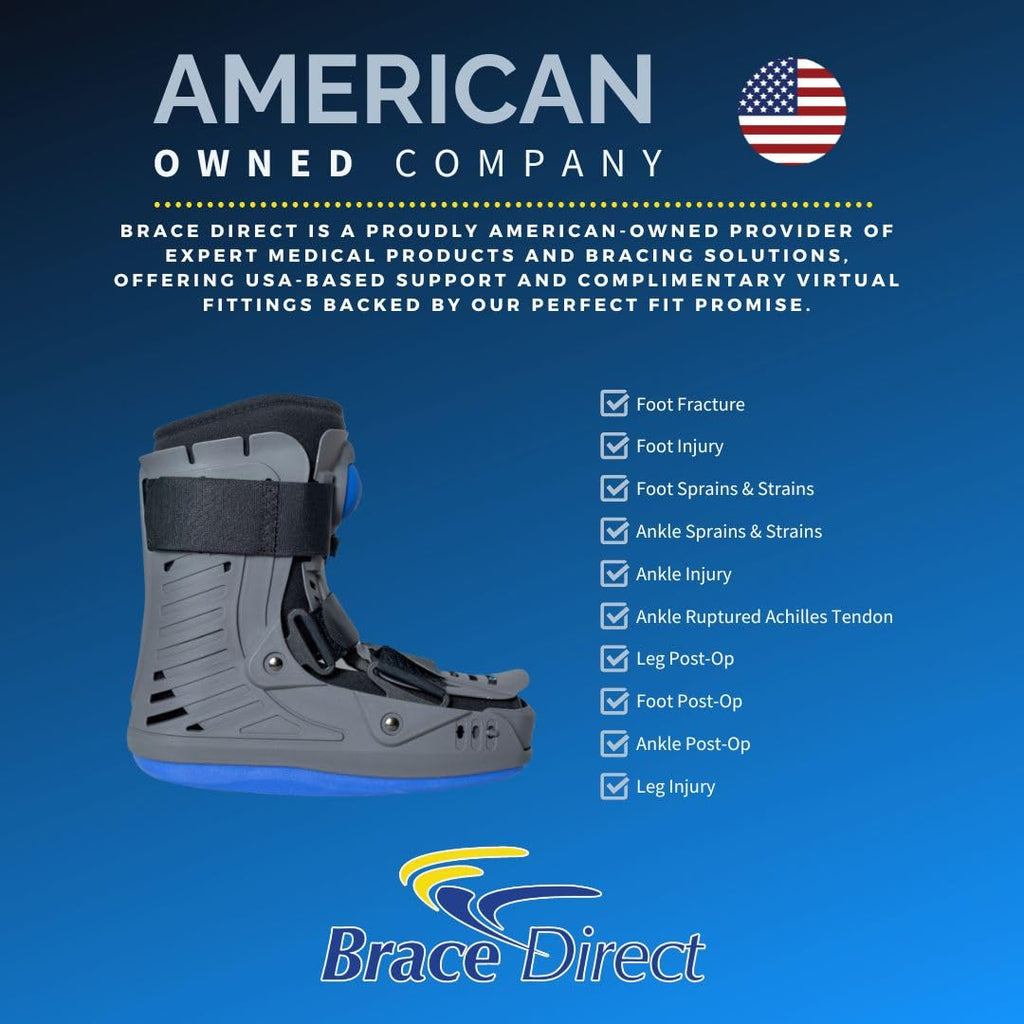 Lightweight Short Air Walking Boot with Toe Guard H421