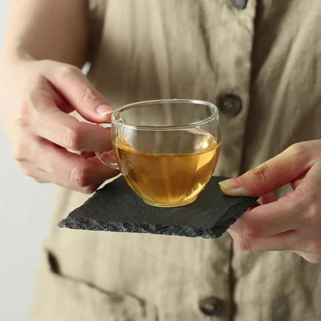 Natural Stone Coaster Set V46412