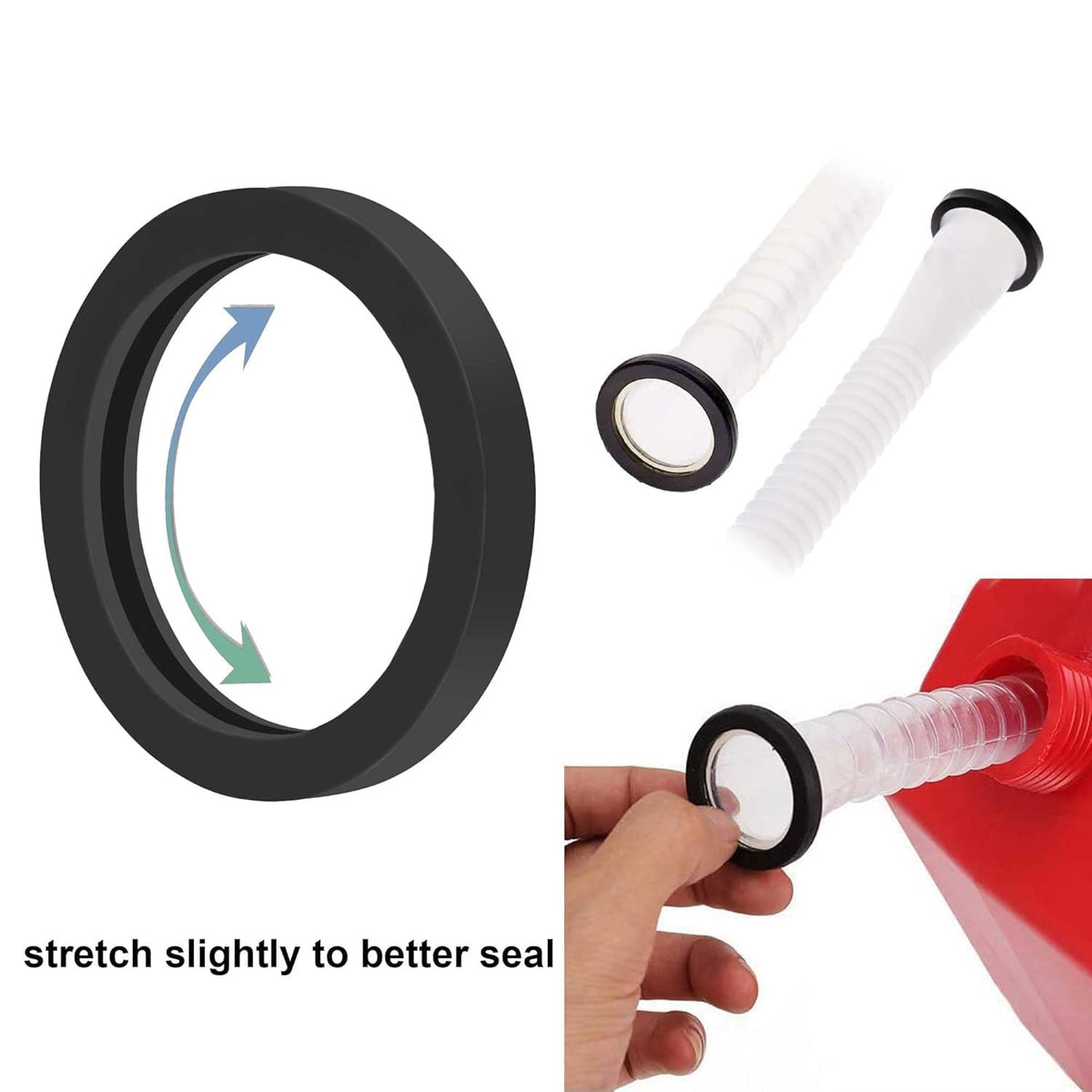 Gas Can Spout Gasket Seals Replacement Rubber Gaskets T9589