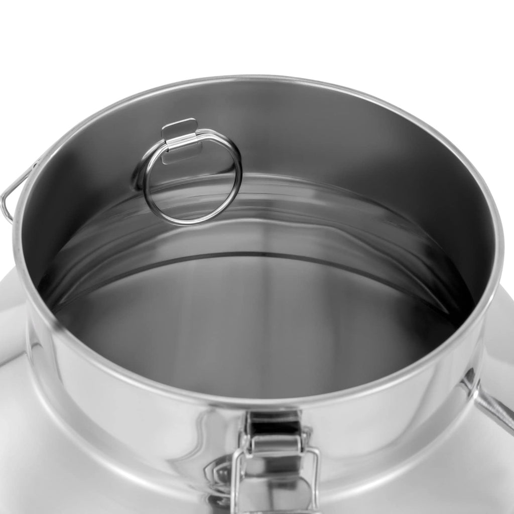 7 Gallon Stainless Steel Milk Can with Sealed Lid P531654