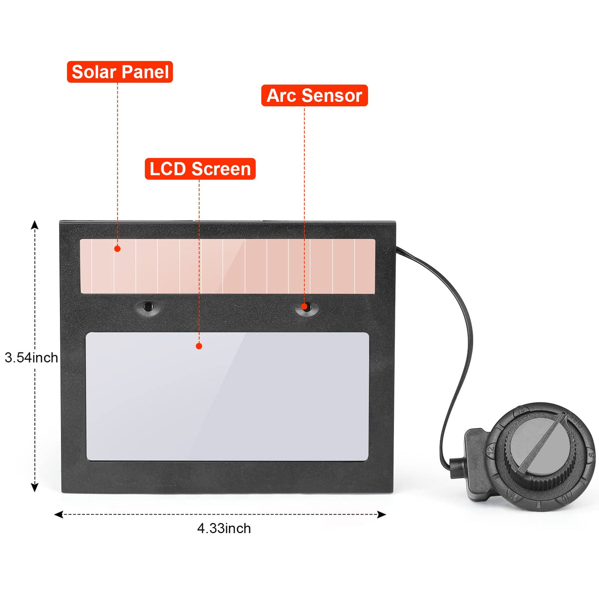 Auto Darkening Welding Lens D277