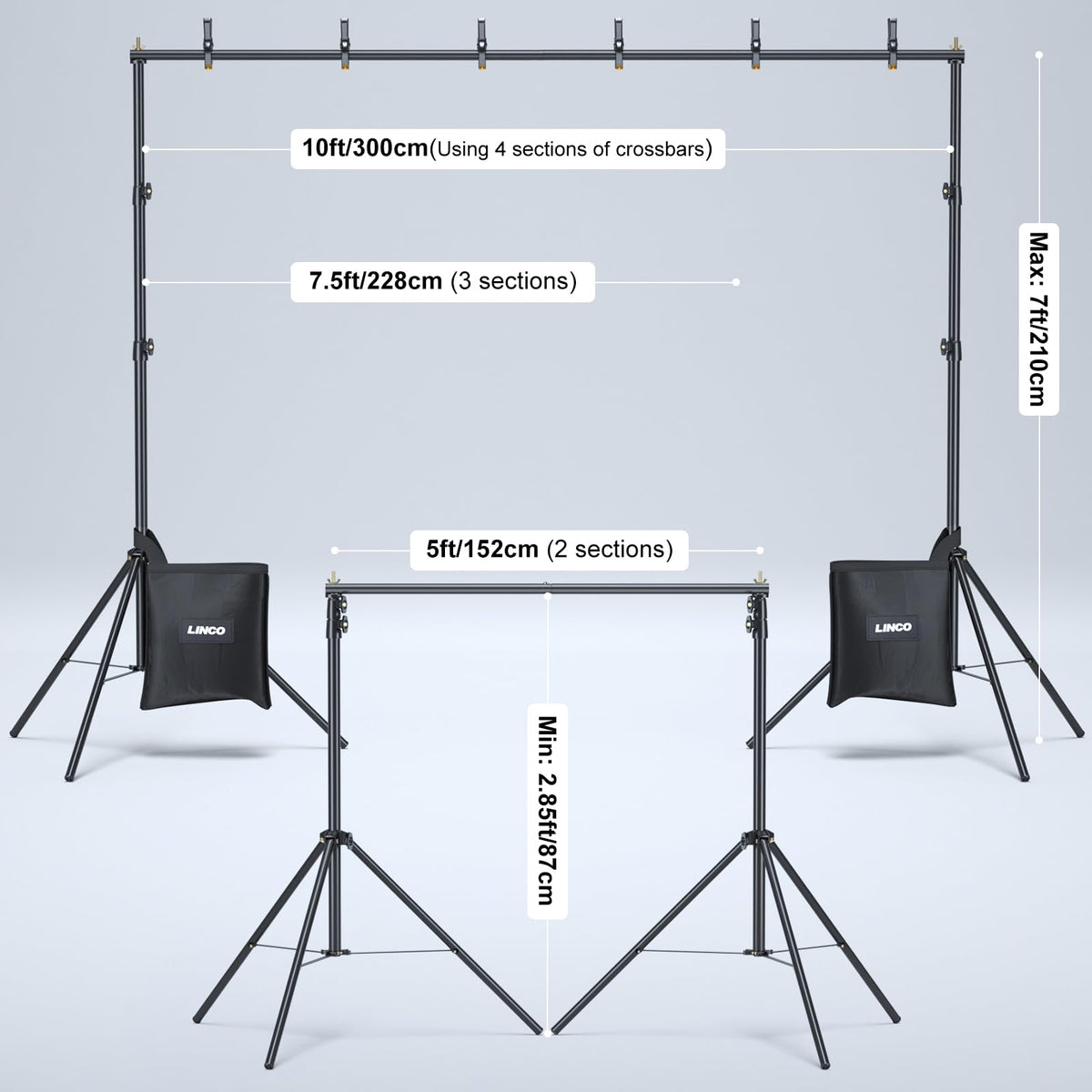 Backdrop Stand Kit 10x7ft A722