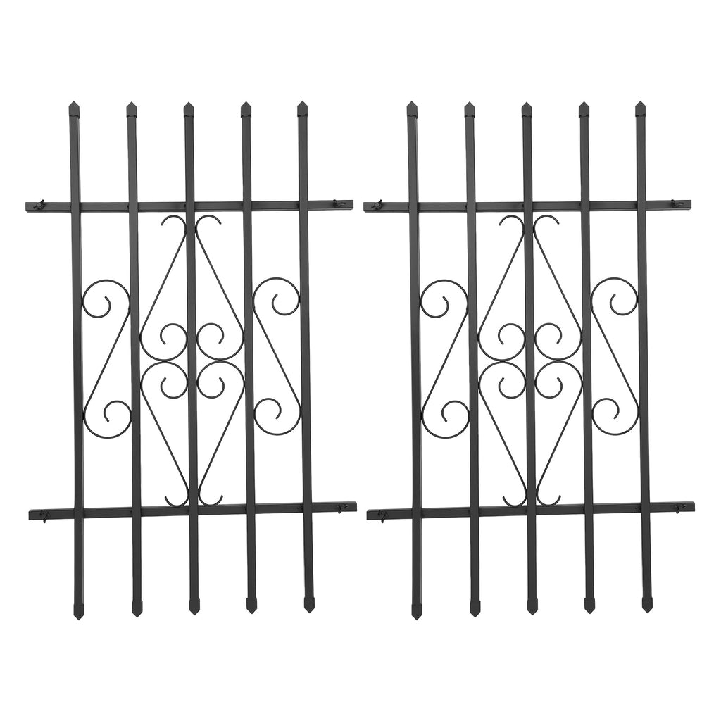 Window Security Bars Rust Resistant 24 x 36in Z874