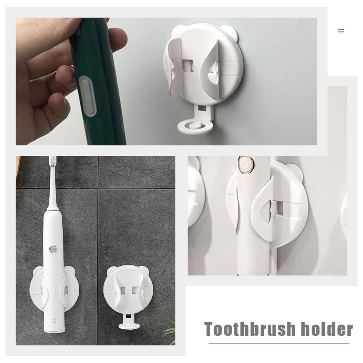 Wall Mounted Electric Toothbrush Rack Q740
