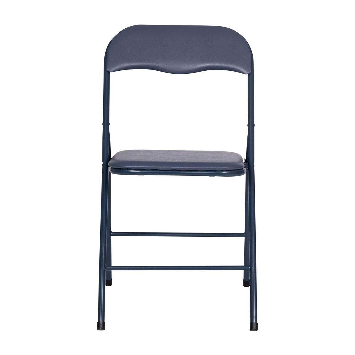 Navy Square Folding Card Table and Chairs Set E5673
