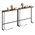 63 Inch Narrow Console Table with 2 Power Outlets P46673