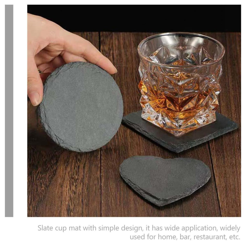 Natural Stone Coaster Set V46412