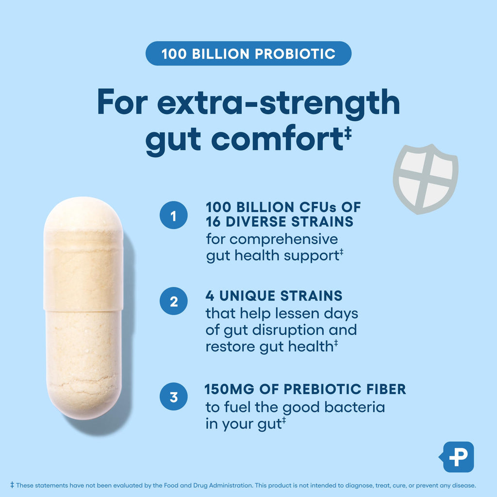 100 Billion 16 Strains Probiotic with Prebiotics A22671