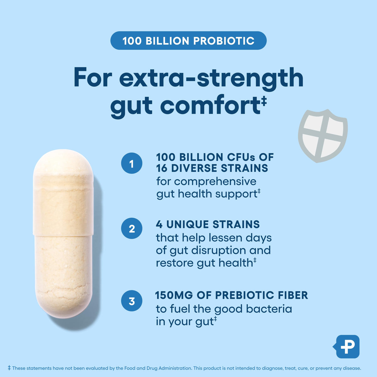 100 Billion 16 Strains Probiotic with Prebiotics A22671