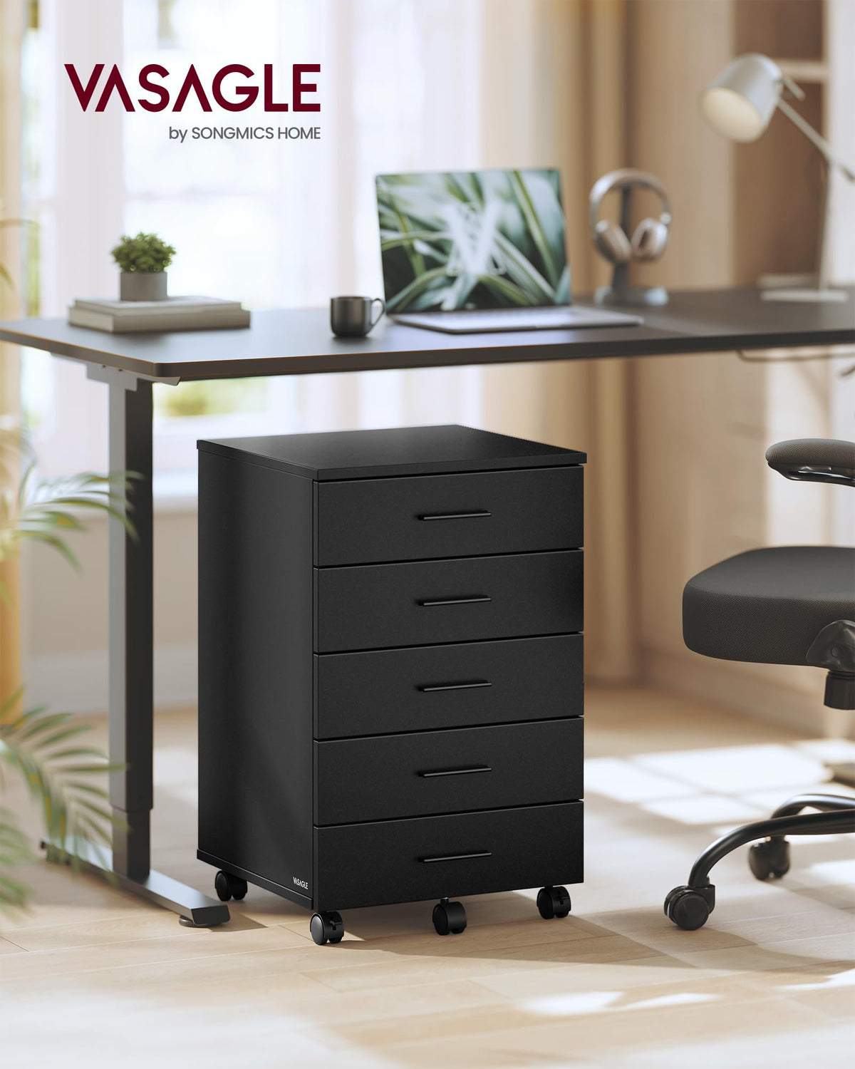 Mobile Pedestal Filing Cabinet with Wheels X19891