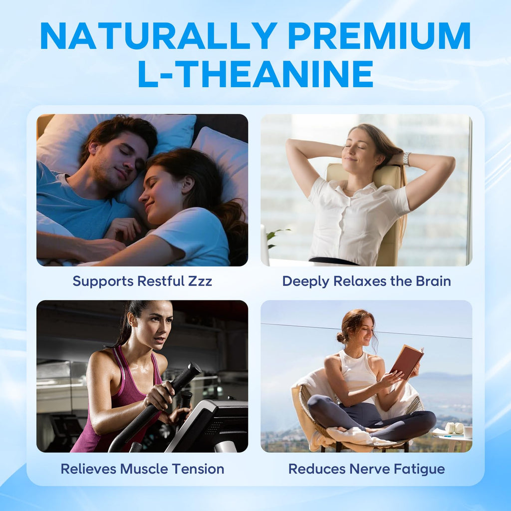 L-Theanine Gummies with Ashwagandha, GABA, 5-HTP, Magnesium Glycinate, Raspberry, 60 Count R93178