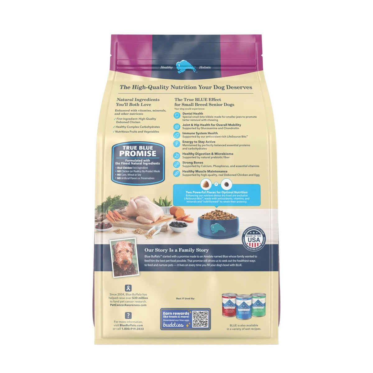 Chicken Small Senior Dog Food 5 lb P406