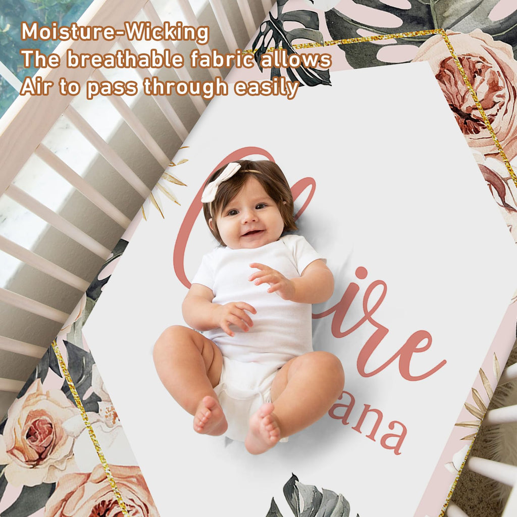 Fitted Crib Sheets 2 Piece Microfiber Toddler Mattress Sheet G3311