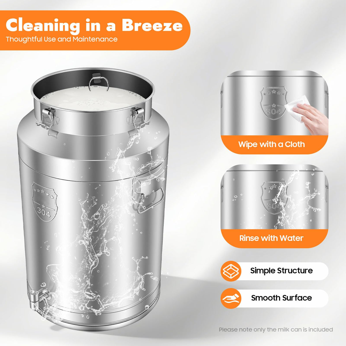 20Gal Stainless Steel Water Dispenser with Faucet U294