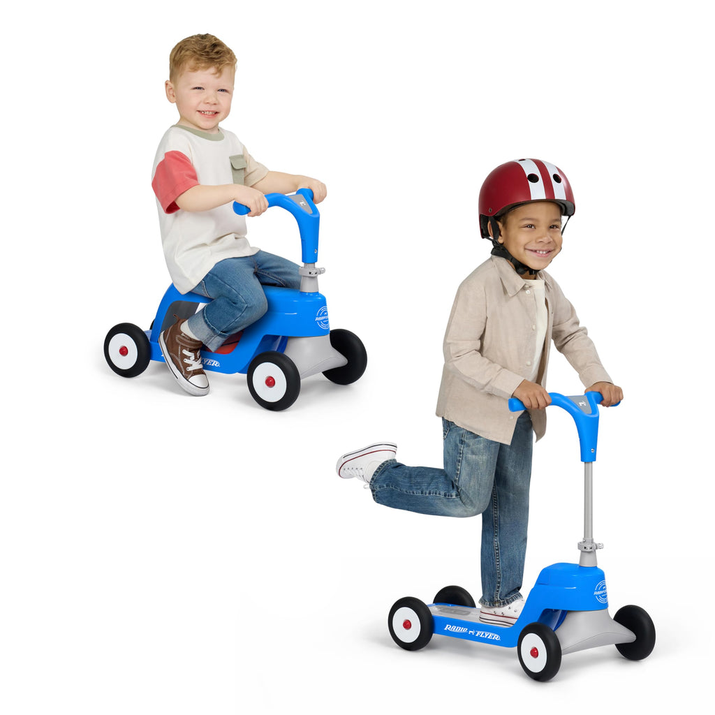 Blue/Red/Pink 4-Wheel Kids Scooter U646696