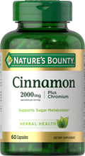Cinnamon 2000mg Plus Chromium 60 Capsules D96584