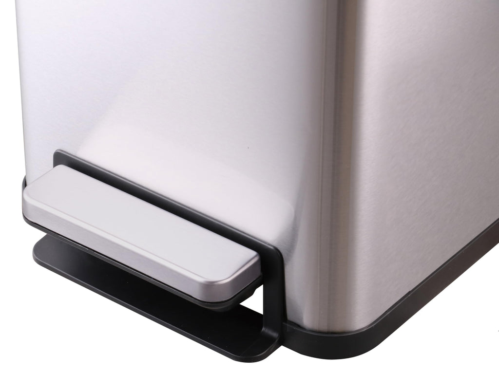 43L Dual Recycling Bin Stainless Steel L33739