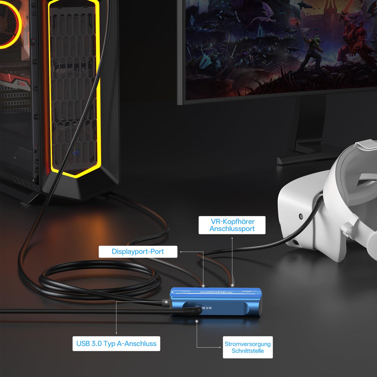 PSVR2 PC Adapter W1860