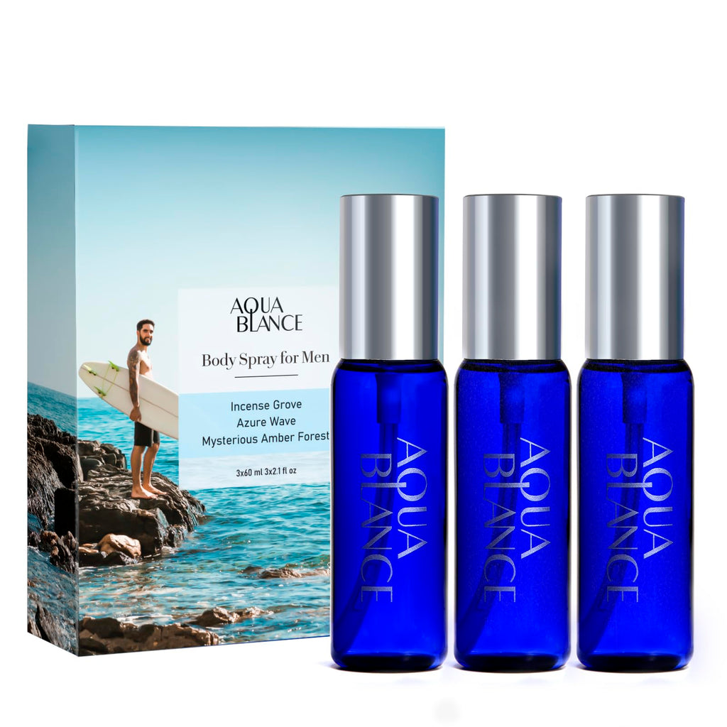 Travel Size Body Spray 3-Pack Set 2.1 Fl Oz U1208