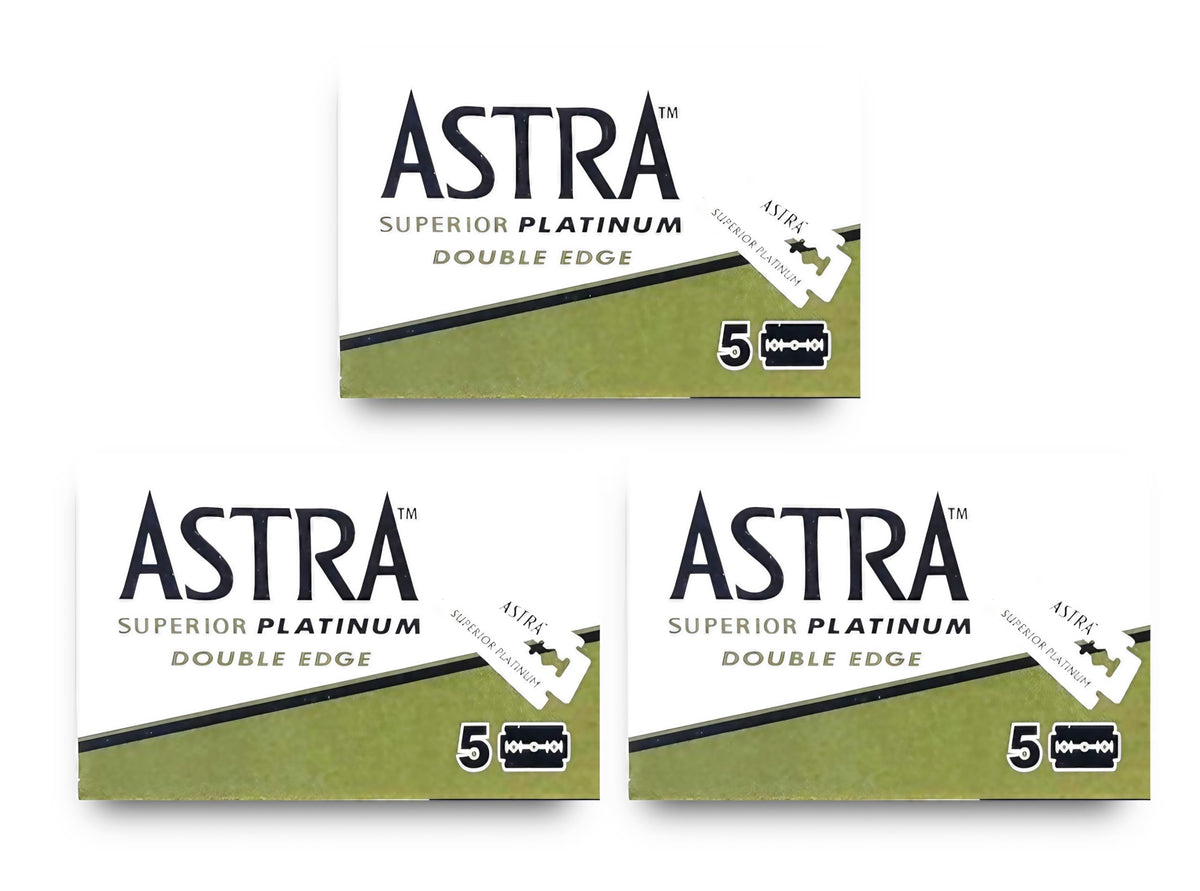 Double Edge Safety Razor Blades 5 Count Pack of 3 V2996