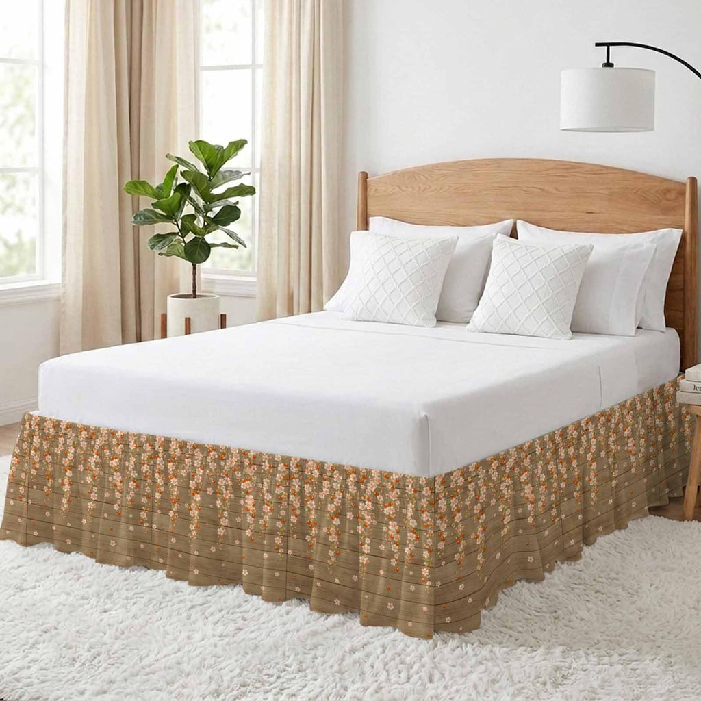 Ruffle Wrap Around Bed Skirt California King 18" Drop W343