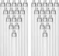 24 Inch T5 Fluorescent Bulb G5 Miniature Bipin Base High Output 1800 Lumens 3000K Soft White 24W Linear Tube Pack of 40 N434099