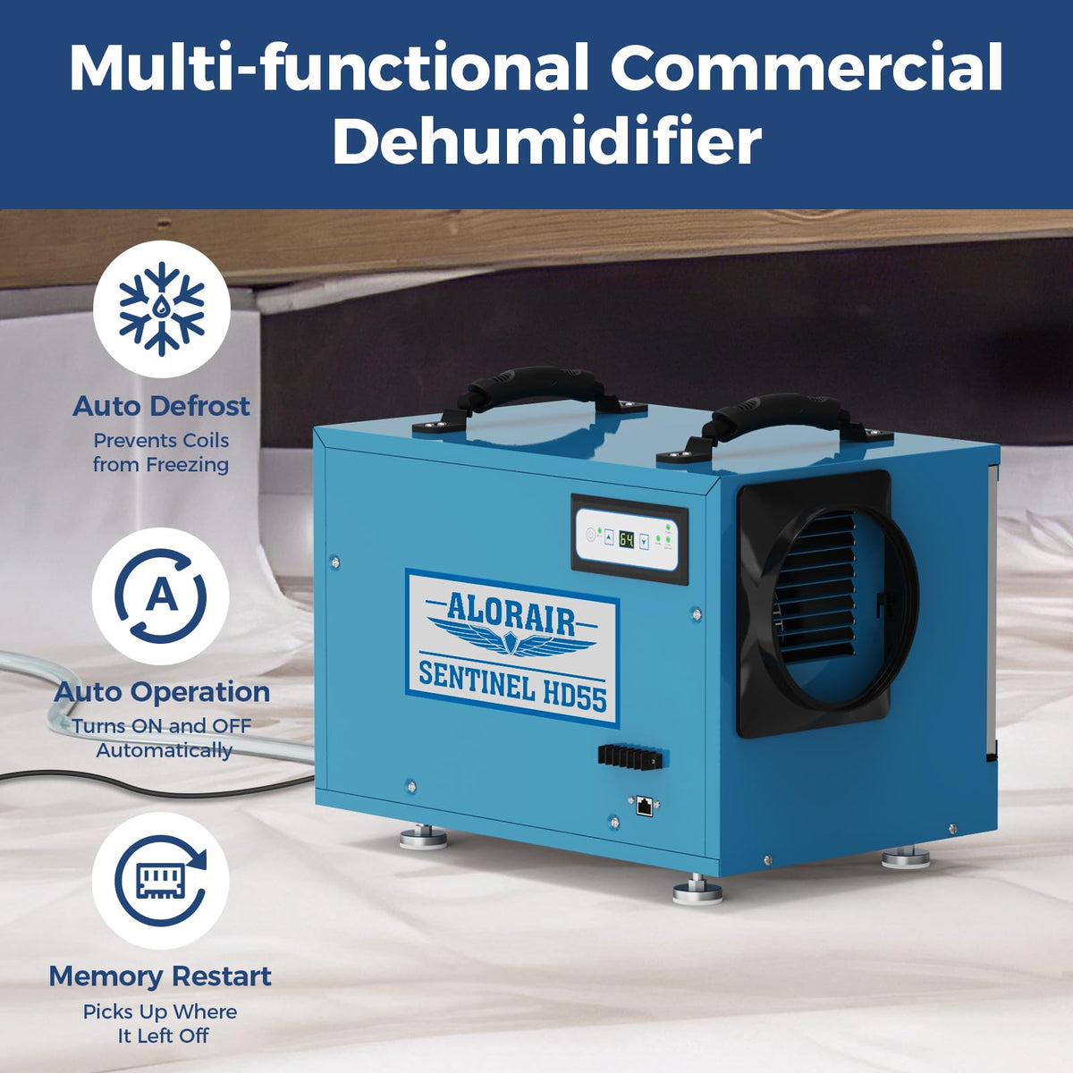 113 Pints Crawlspace Dehumidifier G938219