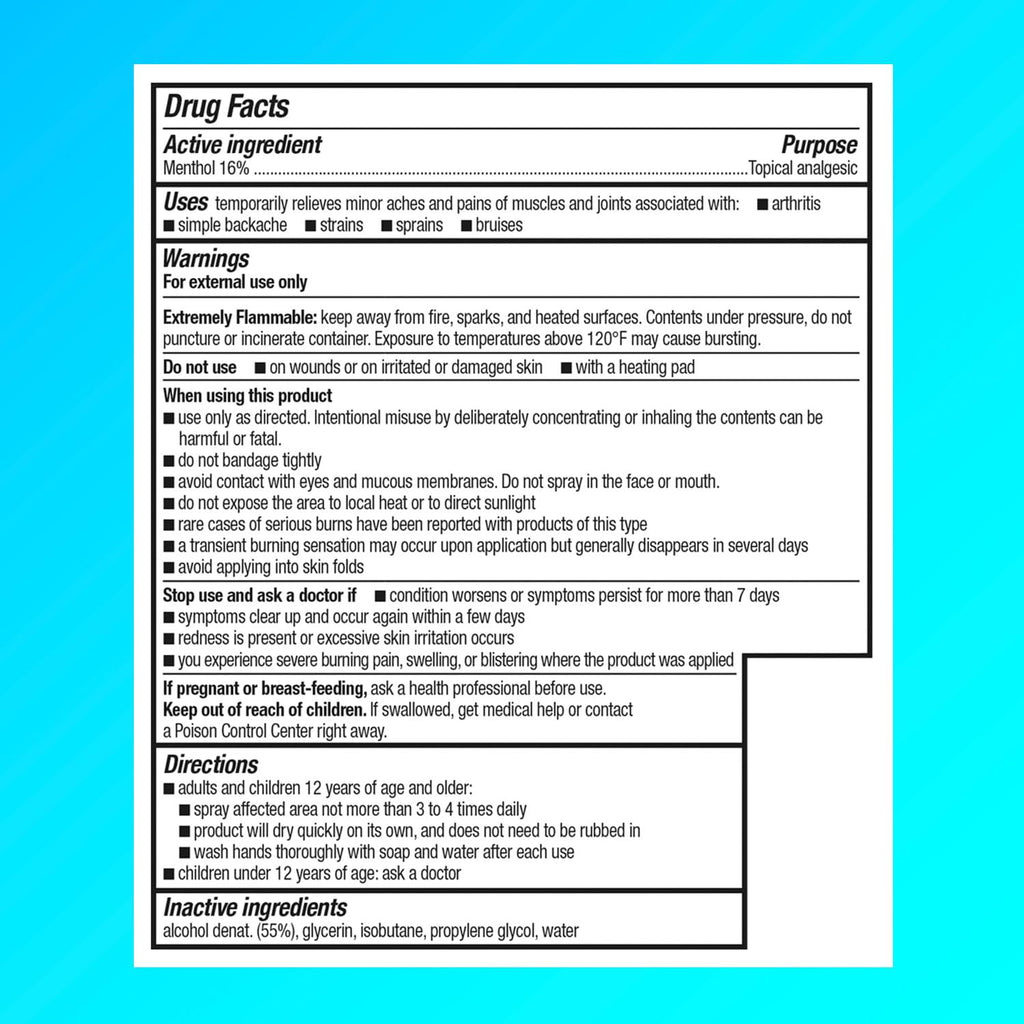 Pain Relief Dry Spray 4 oz 2-Pack I4807
